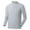 Gray, variant on RYDCOT Mens Quarter Zip Pullover Golf Shirts Long Sleeve Zipper Sweatshirt Quick Dry Polo Outdoor Running Shirts for Men Black