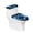 Dolphin Heart, variant on HELLHERO Durable for Bathroom Accessories Elastic Edge Toilet Seat Cover Replacement Fits All Toilet Shapes Soft Washable