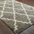 thumbnail image 2 of Oriental Weavers Henderson Shag Area Rug 092E9 Grey Angled Curves 6' 7" x 9' 6" Rectangle, 2 of 4