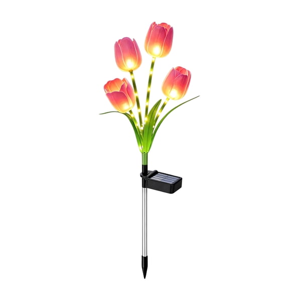Njshnmn Solar Lights For Outdoor Garden Solar Flowers For Outdoors Solar Lights For Outdoors Solar Light Garden LED Garden Lighting Solar Garden Stake