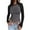 Gray, variant on Cropped Long Sleeve Tops For Women Tight Layering Basic Tee Fashion V Neck Slim Fitted Tops Y2k Teen Girls Juniors Tight Shirt Gray S