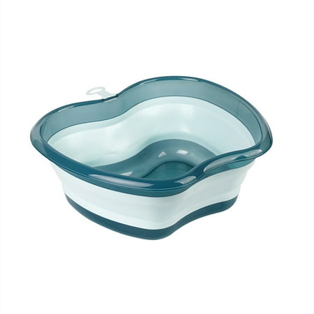 

VEAREAR Wash Basin Broken-resistant Space-saving No Odor Non Deformation Hanging Hole Wash Foot Thickened Travel Folding Laundry Tub Household Supplies