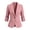 Pink women blazer jacket a1, variant on SSZMDLB Women Collared 3/4 Sleeve Ruched Blazer Slim Fit Office Work Jacket for Women Business Casual Tops Elegant Solid Spring Fall, Red S