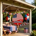 thumbnail image 5 of Wooden Star Wreath for Front Door, Round Independence Day Welcome Sign, Patriotic 4th of July Hanging Decor, Wood Ornament A, 5 of 6