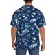 thumbnail image 3 of Fotbe Blue Bus Camisa Estampada de Manga Corta para Hombre, Casual de Verano, Estilo Playero, Sin Arrugas-Large, 3 of 5