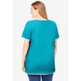 thumbnail image 2 of Woman Within Plus Size Layered-Look Tee, 2 of 6