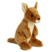 Aurora 31753 8 in. Adorable Mini Flopsie Kangaroo Playful Ease Timeless Companions Stuffed Animal Toy, Brown