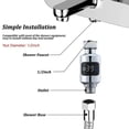 thumbnail image 6 of ARCADORA LED Shower Water Thermometer Silver ABS Real-Time Celsius Display 1/2 Inch Connector For Home Bathroom Shower Use, 6 of 8