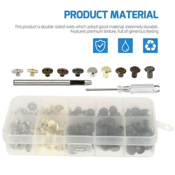 GOOHOCHY  Rivet Rivets for Fabric Leathercraft DIY Accessories Premium Material