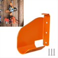 thumbnail image 1 of Soporte para Motosierra de Acero de Calibre Grueso con Recubrimiento Protector en Polvo Naranja. Ahorra Espacio de Almacenamiento., 1 of 5