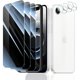 thumbnail image 1 of wonima11 3+3+1-Pack, Privacy Screen Protector and Camera Lens Protector for iPhone 16e with Installation Alignment Aid, Anti-Spy Tempered Glass Film, Dark Private Black Protection, Anti-Scratch, 1 of 1