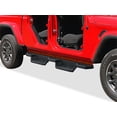 thumbnail image 4 of APS Stainless Steel 6.5in Nerf Bars Pocket Steps Square Tube Rocker Guards Compatible with Jeep Gladiator Crew Cab 20-25, 4 of 6