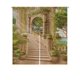 thumbnail image 1 of ABPHQTO Escaleras cerca del arco japonés Noren cortina puerta ventana tratamiento cortinas 105x120 cm, 1 of 1