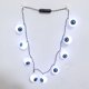 thumbnail image 1 of Juego de 2 collares con iluminación de globo ocular, collar de globo ocular de Halloween morado, collar de globo ocular de Halloween con luz intermitente de 3 modos, cadena de luces de globo ocular, 1 of 5