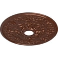 thumbnail image 3 of 30 7/8"OD x 3 5/8"ID x 1 3/8"P Rose Ceiling Medallion Copper Penny Finished, 3 of 5