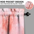 thumbnail image 5 of Abstract Oil Watercolor Kitchen Curtains and Valances Set - 3 Piece Kitchen Curtains Sets with Valance for Windows Rod Pocket Machine Washable Kitchen Decor Decorations (54"x18"+2x27.5"x24"), 5 of 6