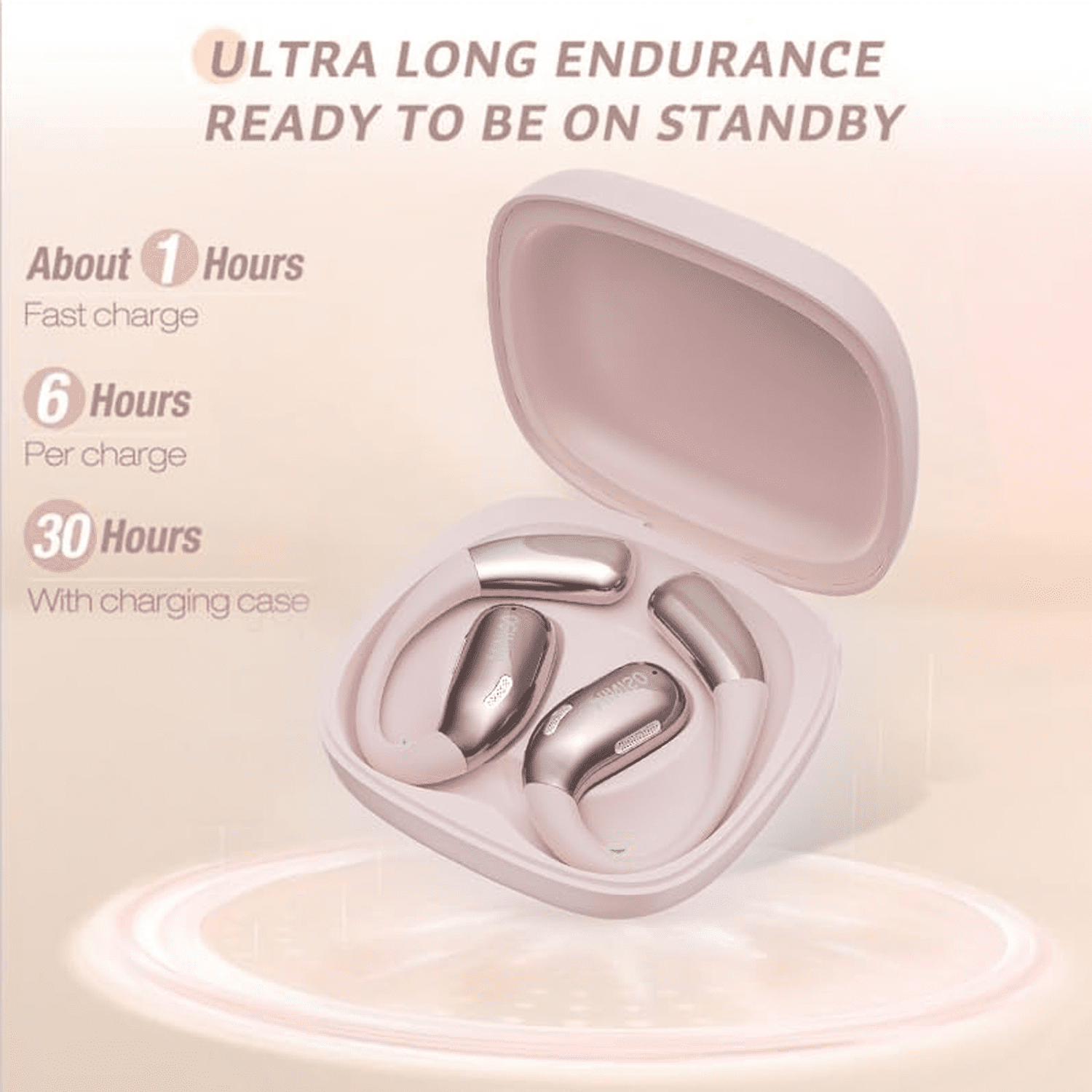 MINISO X28 Support 135 Language Real Time AI Translation Open Ear Headphones Bluetooth Earbuds