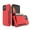 Red, variant on Apple iPhone 13 Mini Dual-Layer Wallet Case