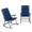 Navy Blue, variant on Oversized Folding Rocking Camping Chair Set of 2, Padded Outdoor Rockers with High Back and Armrests, Portable Outdoor Patio Chairs with Steel Frame for Garden, Porch, Lawn, Navy Blue