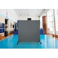 thumbnail image 2 of Versare Economical Rolling Partition Divider 6x6 1 Panel VP6, 2 of 6