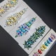 thumbnail image 2 of Pegatinas para la cara, pegatinas para cejas, pegatinas para la cara, resina de diamante, pegatinas de diamantes para carnaval, pegatinas de diamantes, cara de mascarada, diamante decorativo, 2 of 6