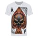 thumbnail image 1 of Grindstore - Camiseta Ace Of Spades para Hombre (Blanco, Negro, Naranja), 1 of 2