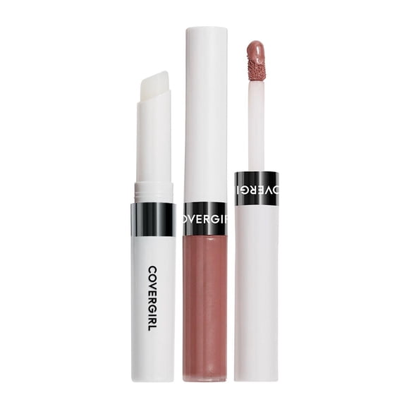 COVERGIRL Outlast All-Day Lip Color Custom Nudes, Long-lasting Coverage, Two-step System, Moisturizing Formula, Transfer-resistant, 100% Cruelty-Free