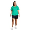 thumbnail image 4 of JMS Just My Size by Hanes Women's Plus Size Pull On Shorts with Pockets, Single and 2-Pack, 9” Inseam, Sizes 0X-4X, 4 of 6