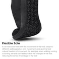 thumbnail image 5 of vibdiv Women's Barefoot Walking Wide Toe Box Zero Drop Minimalist Sneakers Non Slip Breathable Comfortable Lightweight Walking Shoes All Black Size 6, 5 of 7