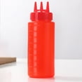 thumbnail image 6 of HomeLife Refillable Squeeze Bottle Food Grade 3 Hole Large Capacity Condiment Bottles for Kitchen, 6 of 13