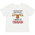 thumbnail image 3 of Inktastic I Love Butter Tarts and Poutine I Moose Be Canadian Pun Boys or Girls Baby T-Shirt, 3 of 5