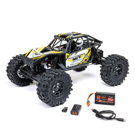 Axial 1/18 UTB18 Capra 4WS 4X4 RTR Brushed Rock Crawler Battery & Charger Included Yellow AXI-1750T2
