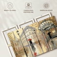 thumbnail image 5 of Elephant Stock To The Metro Wall Art - Horizontal Multi Panel Canvas - Hallway Wall Decor - Places Multi Panel - Beige And Red Decor By Julia Purinton - 65" x 42", 5 of 6