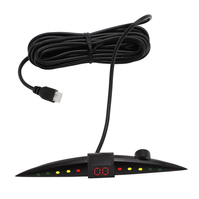Car Parking Sensor Radars System, LED Display Reverse System with 4 Parking Sensors Distance Display, Warning Buzzer, 360 Monitoring