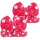 thumbnail image 1 of Paquete de 2 gomas elásticas para el pelo con nudo para lavado de cara, maquillaje, ducha, terma, masaje y deportes (2 x rosa roja) ER, 1 of 3