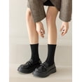 thumbnail image 5 of Womens Crew Socks Cotton Long Gym Socks Lightweight Athletic Running Socks, 5 of 12