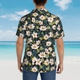 thumbnail image 6 of Goofa Flowers Hawaiian Shirt for Men, Unisex Summer Beach Casual Short Sleeve Button Down Shirts,Aloha Tropical Floral print shirt-XX-Large, 6 of 9