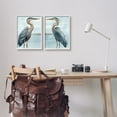 thumbnail image 2 of Stupell Industries Detailed Heron Bird Duo Animals & Insects Painting White Framed Art Print Wall Art, 11 x 14, Set of 2, 2 of 9