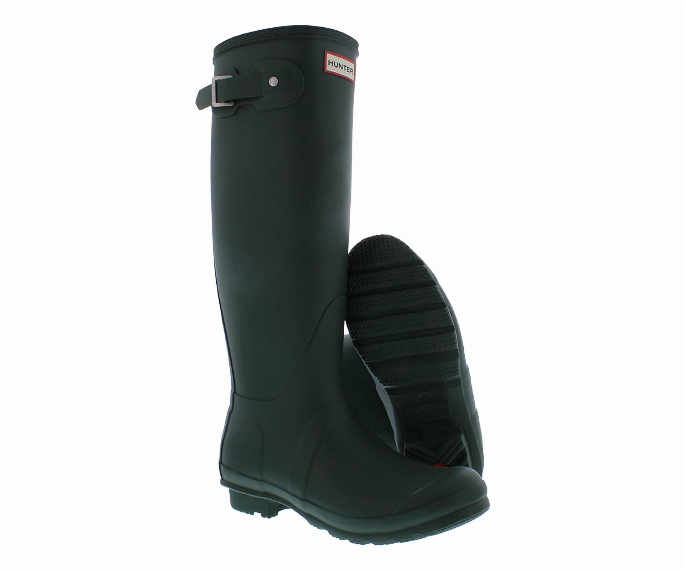 Hunter Original Tall Rain Boot Womens Shoes Size 7, Color: Hunter Green