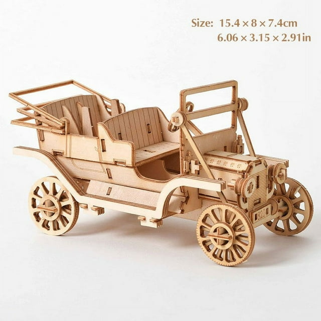 1pc 3D DIY Wooden Puzzle Model, Handmade Mechanical Toy, Building Game Assemble Ship Model, 3D Model Ornament Children Adult Teenager Gift