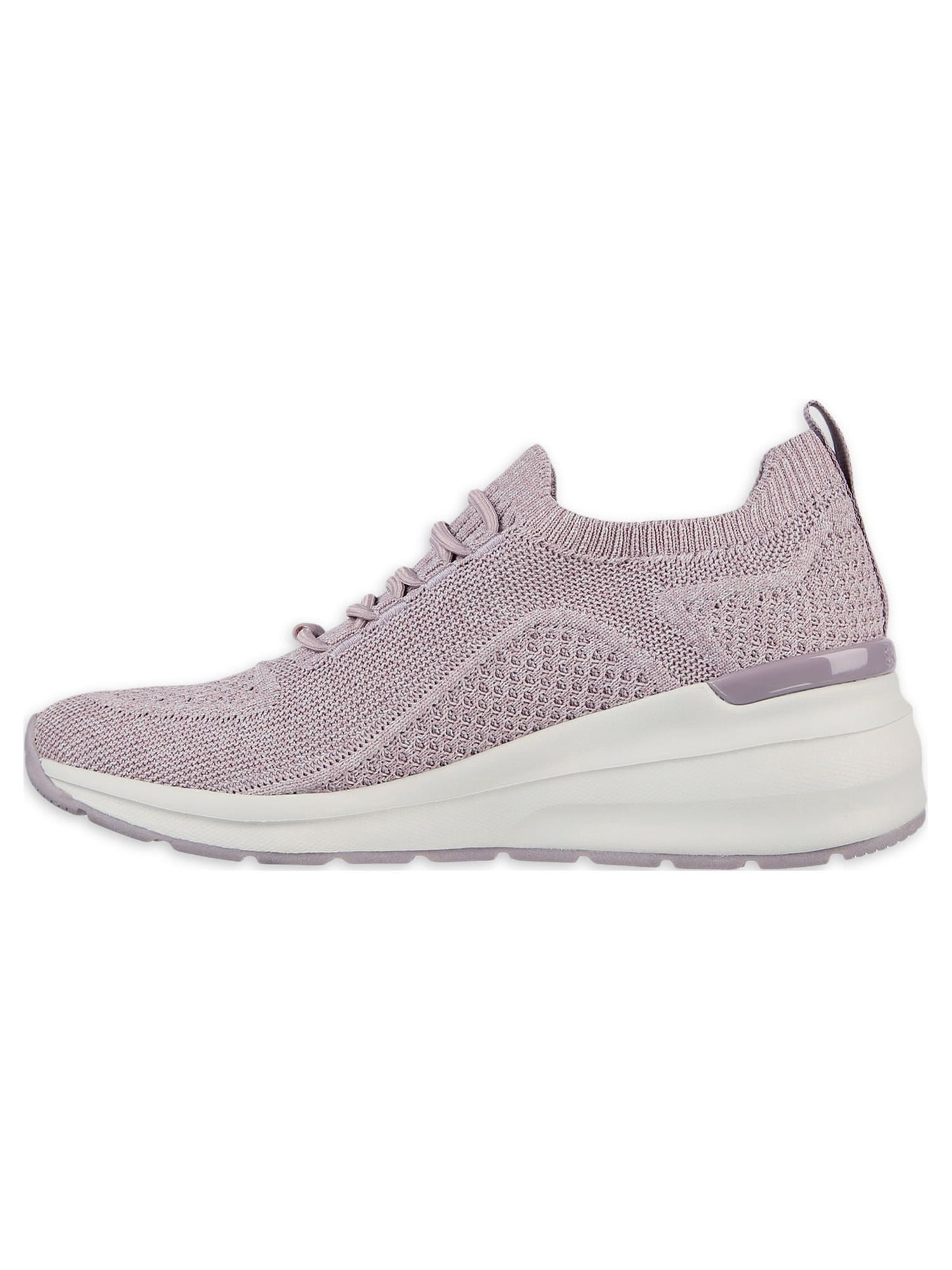 Skechers Women's Street Billion Woven Walks Knit Slip-on Wedge Casual Sneaker