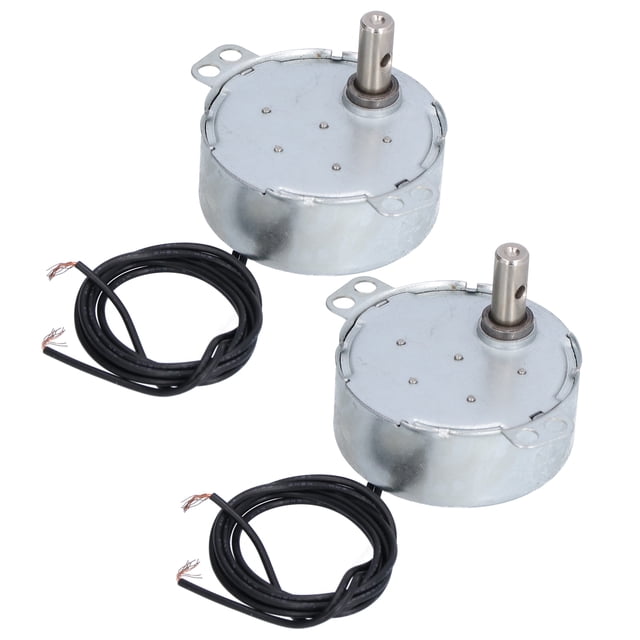 2Pcs Moteur Synchrone Mini 15 18r / Min CW CCW Ensemble d'Accessoires de Rotation 4W Ac220 240v 50TYC