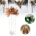 thumbnail image 2 of Fichiouy 39" Wedding Flower Stand Clear Acrylic Pillar Floral Display Rack Wedding Decor, 2 of 10