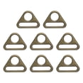 thumbnail image 1 of Uxcell 8 Pcs 1 1/4 pulgadas ajustador de hebilla triangular D Rings para correas de bolso, llavero, cinta de cuello Bronce, 1 of 6