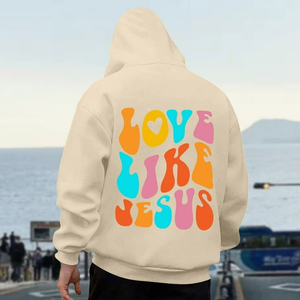 MHFRRA Sudaderas y Sudaderas para Hombre, Sudaderas Casuales de Manga Larga con Estampado para Uso Diario, Ajuste Cómodo, Diseño Moderno para Otoño E Invierno Beige