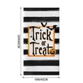 thumbnail image 3 of Linnome Halloween Hand Towel Absorbent Kitchen Towel Ghost Letter Striped Print for Sink Counter Bathroom Fall Home Decor Gift, 3 of 6