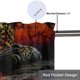 thumbnail image 5 of Cenefas para ventana con diseño de leopardo, animales africanos, guepardo al atardecer, cortina con aislamiento térmico, bolsillo para varilla, 54 x 18 pulgadas (1 unidad), 5 of 5