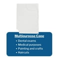 thumbnail image 4 of McKesson Exam Capes for Adults - Poly and Deluxe Tissue, Front or Back Opening, Unisex - White, One Size Fits Most, 21 in x 30 in, 100 Count, 4 of 11