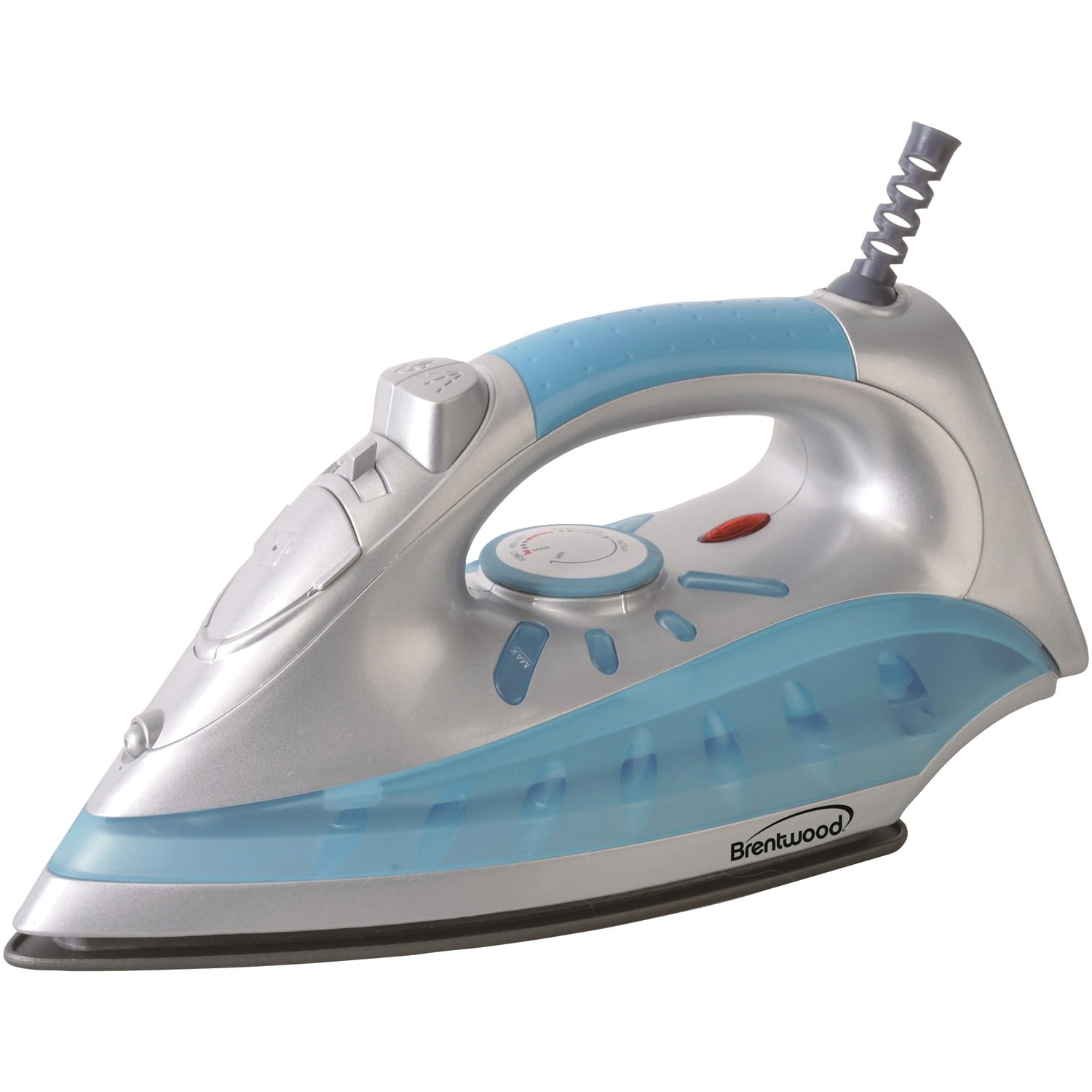 Brentwood Full-Size Nonstick Steam Iron (Silver), MPI-60PT