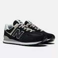 thumbnail image 2 of New Balance ML574EVB: Men's 574 Core Sneaker, BLACK/WHITE, 2 of 5